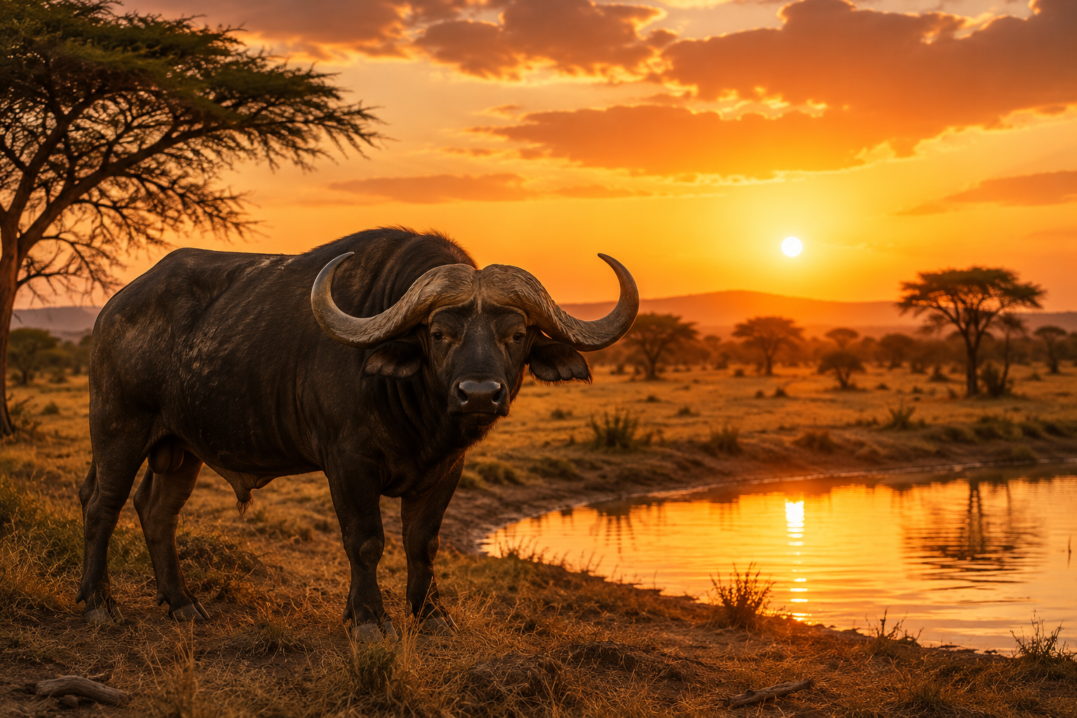 buffalo safari in Kruger National Park
