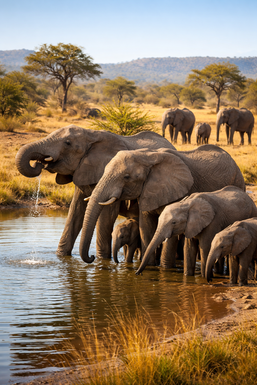 Elephants in Kruger National Park